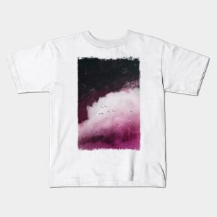 Abstract Night Sky With Cloud Kids T-Shirt